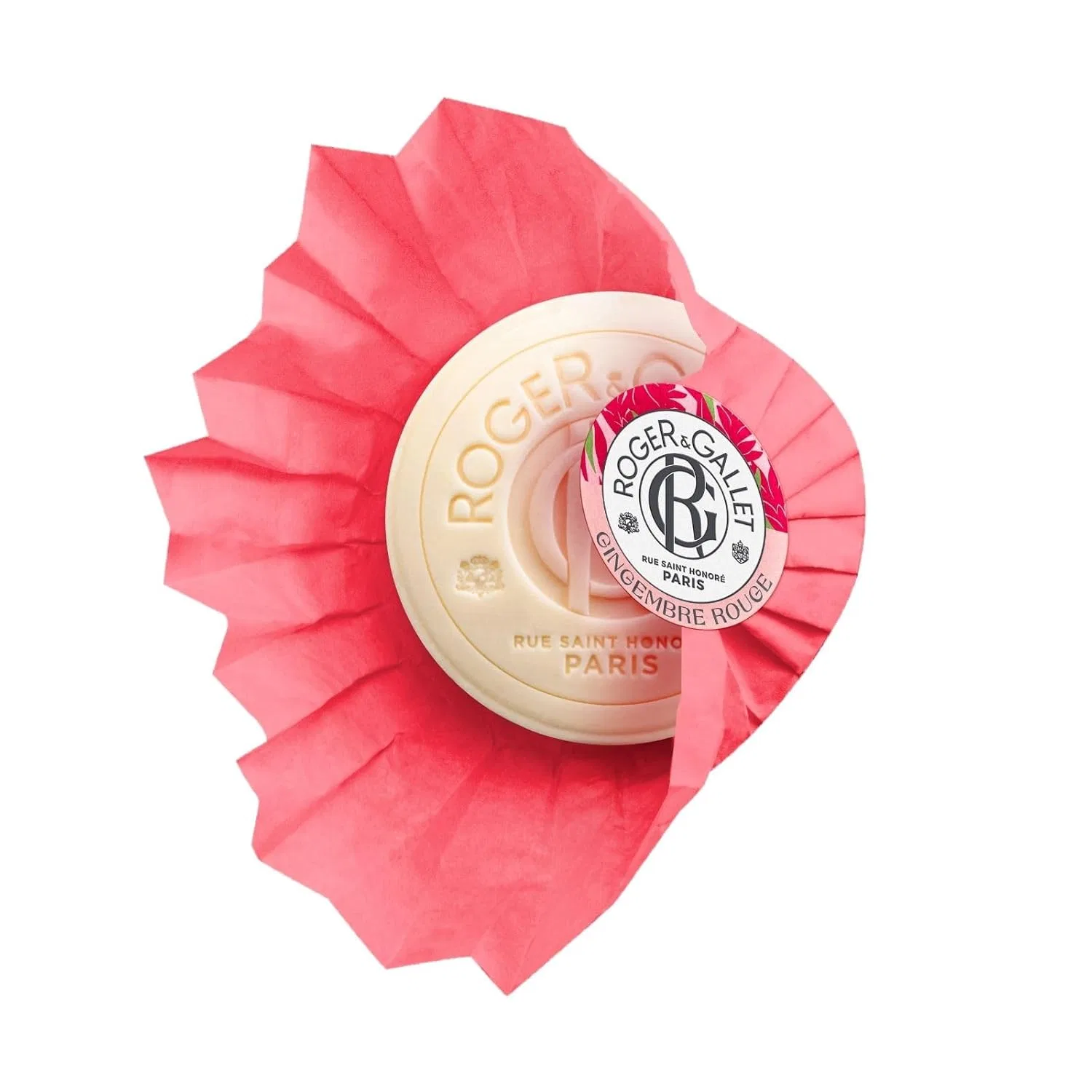 Твердое мыло Roger&Gallet Gingembre Rouge 100 г с ароматом имбиря и розовых ягод Roger & Gallet