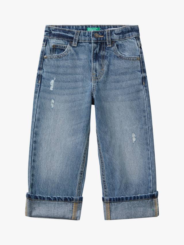 

Детские джинсы Mid Rise Straight Benetton, Blue