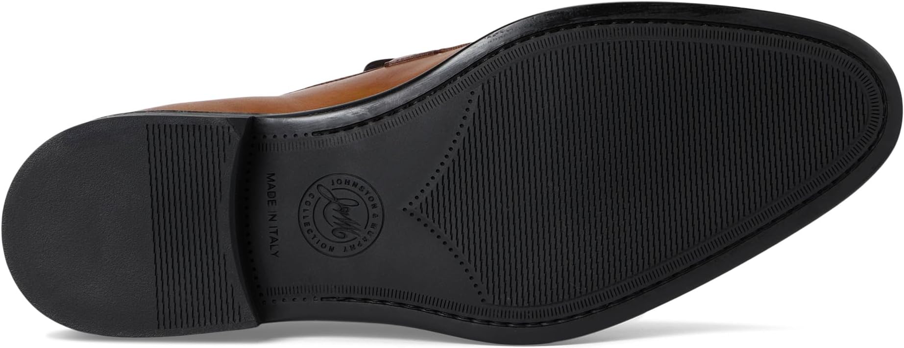 Лоферы Johnston & Murphy Collection Flynch Braided Strap Loafer, цвет Tan Italian Calfskin — фото 3