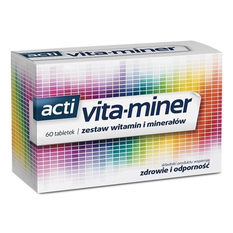 

Витамины и минералы Acti Vita-Miner , 60 шт