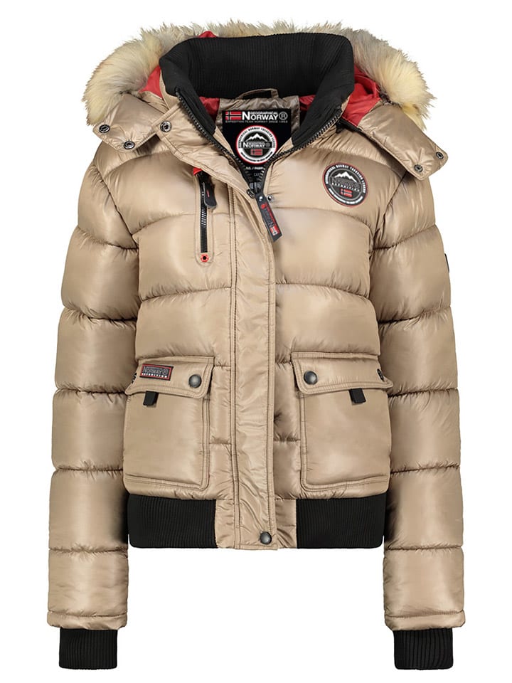 

Geographical Norway Зимняя куртка "Bugs" бежевого цвета