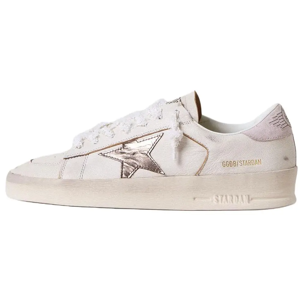 Golden Goose Низкие женские кроссовки для скейтбординга Stardan, розовые