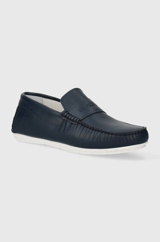

Кожаные мокасины RIVER U.S. Polo Assn., темно-синий