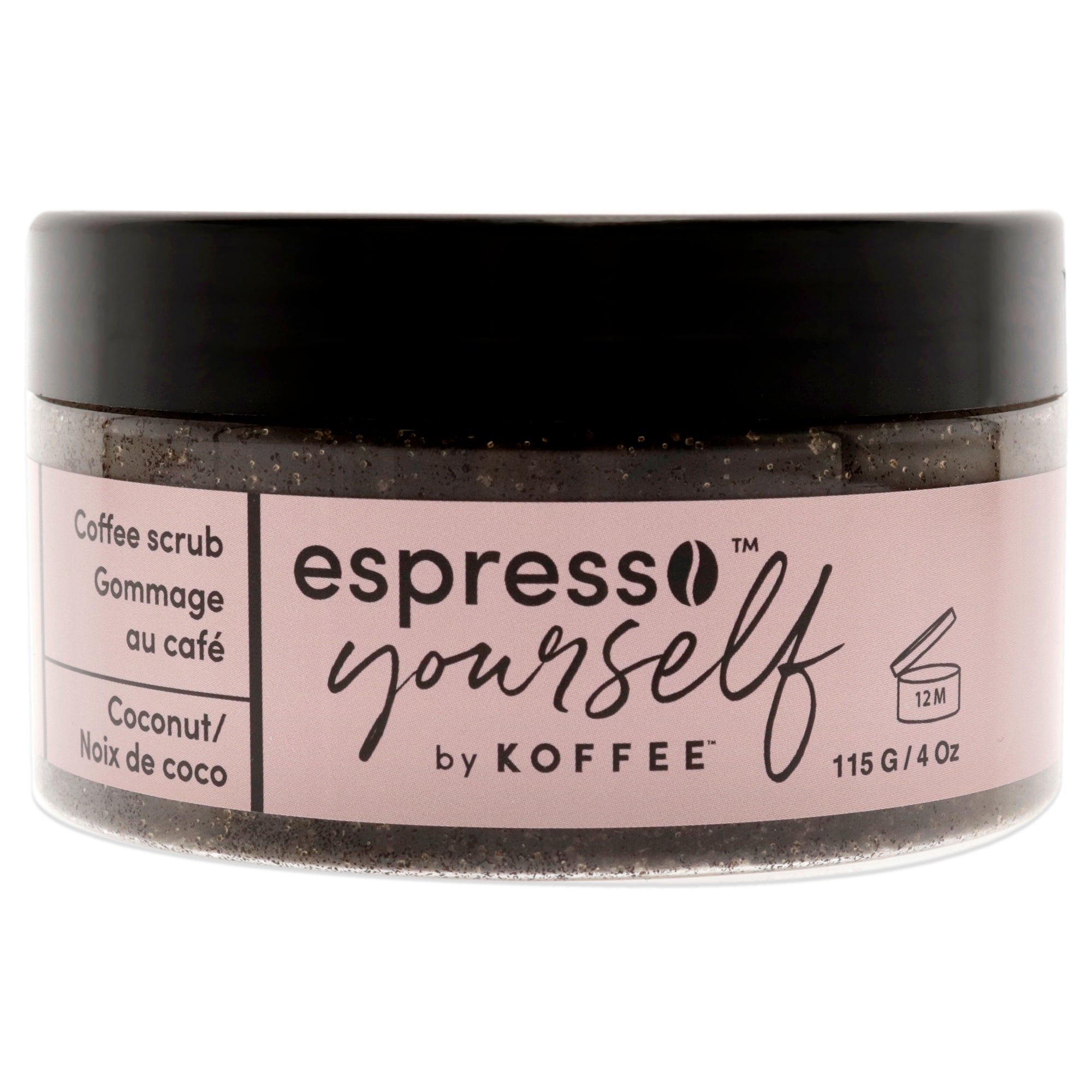 Кофейный скраб «Кокос» от Koffee Beauty для мужчин и женщин - скраб 4 унции Koffee Beauty, Coconut — фото 2