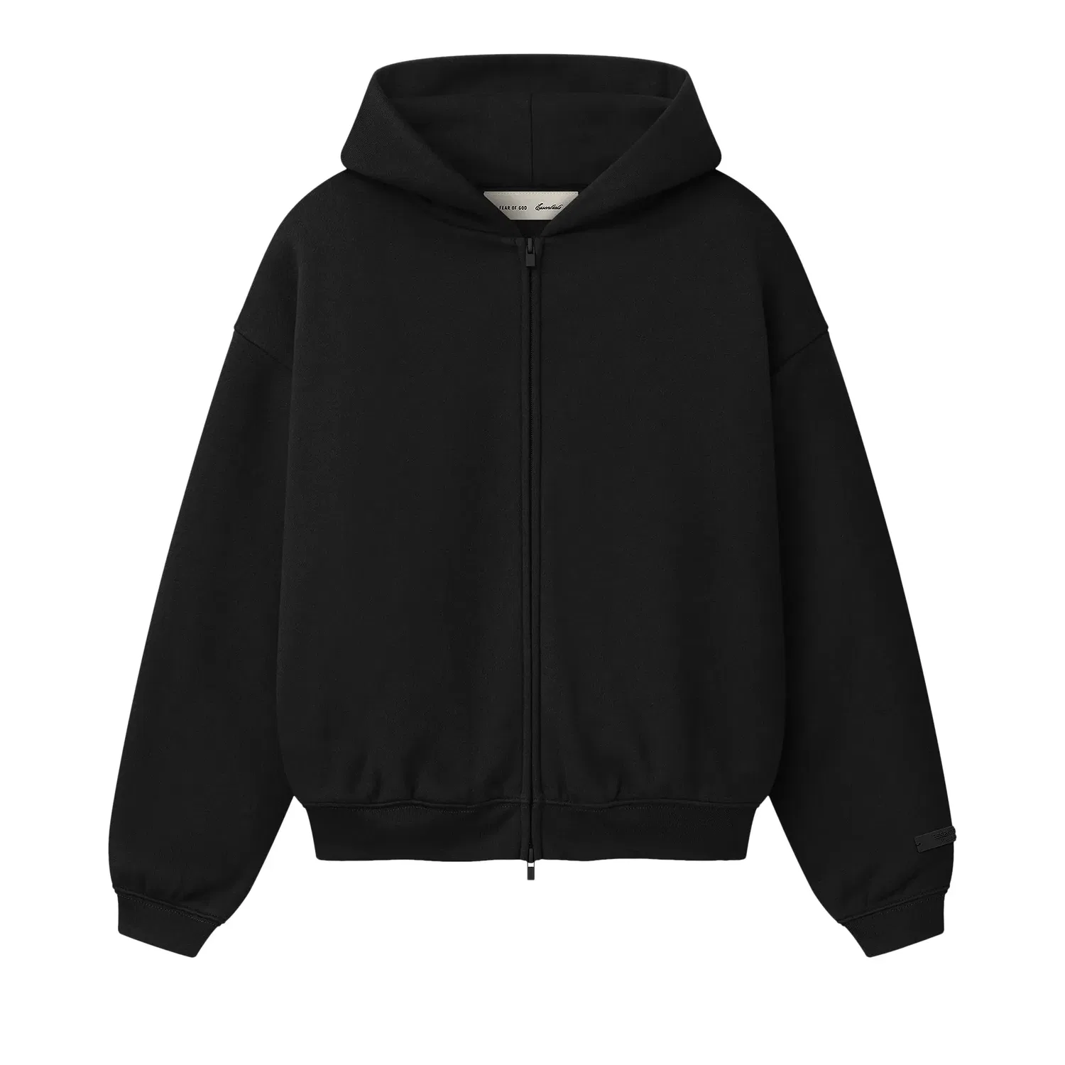 Классическая толстовка на молнии Fear of God Essentials, черный