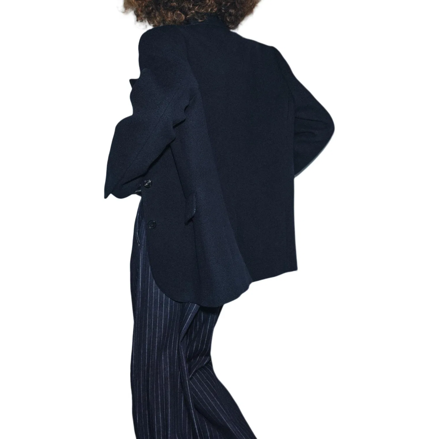 Женский деловой костюм из серии ZW ZARA, Sea Blue — фото 4