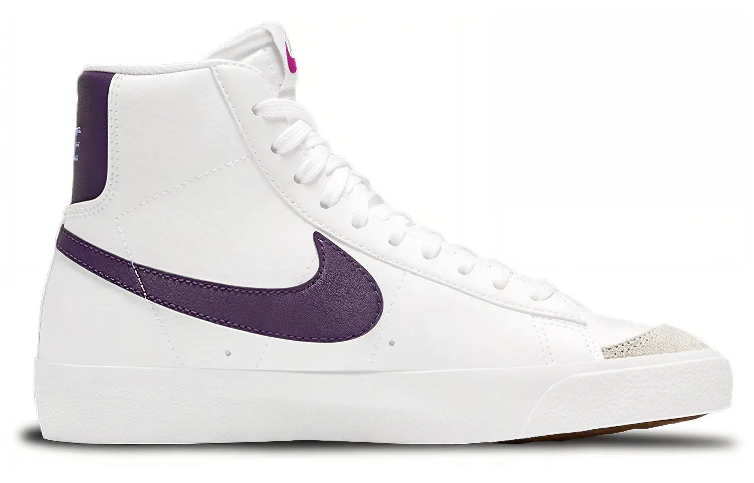 Детские кроссовки для скейтбординга с замшевым верхом Blazer Mid 77 SE GS Nike, Purple — фото 3