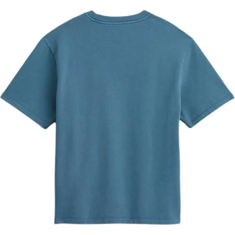 Мужская футболка с круглым вырезом Medium Blue ZARA, Medium Blue — фото 3