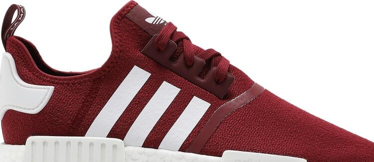 Кроссовки Adidas NMD_R1 'Burgundy Gum', красный — фото 3