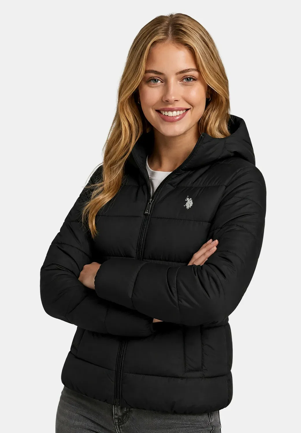 Usceliaa_ - зимняя куртка U.S. Polo Assn., Schwarz — фото 4