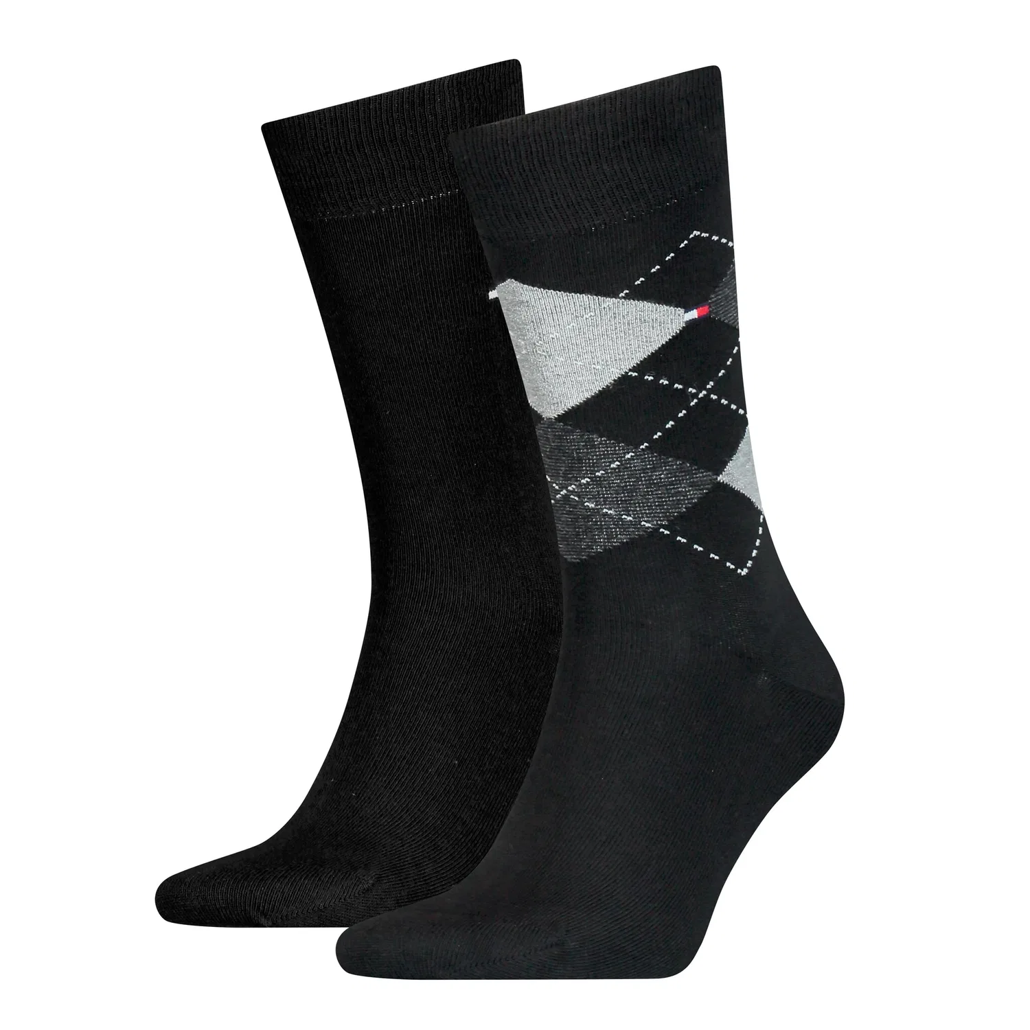 Мужские носки с классическим дизайном Argyle Tommy Hilfiger, Black