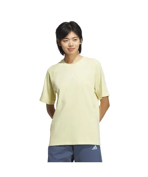 Женская футболка с коротким рукавом Adidas Word, Pale Yellow