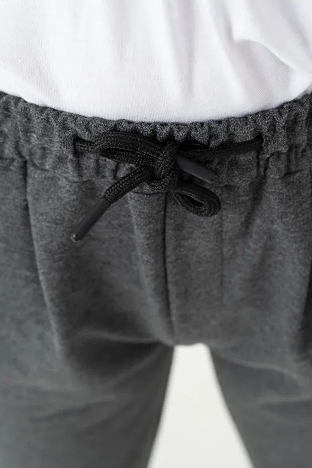 Детские спортивные штаны для мальчиков с длинным рукавом Mışıl Kids, Anthracite — фото 4