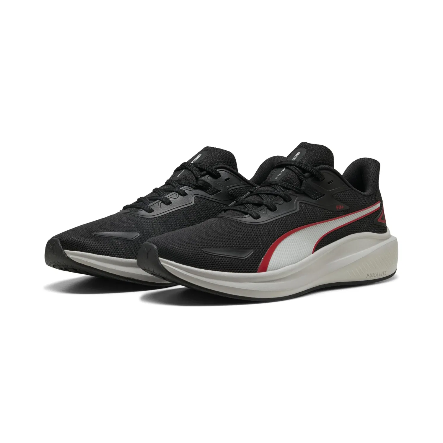 Детские беговые кроссовки с сетчатым верхом Skyrocket Lite Adult PUMA PUMA Black For All Time Red Cool Light Gray