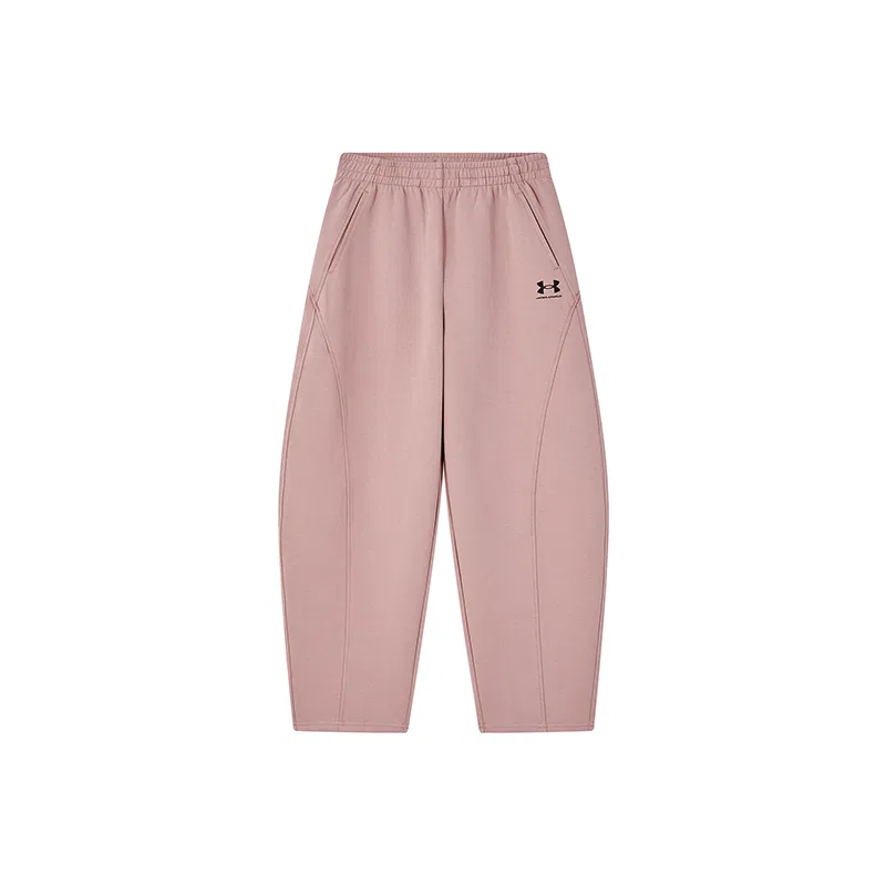 Детские спортивные штаны из трикотажа средней посадки Dusty Pink Under Armour