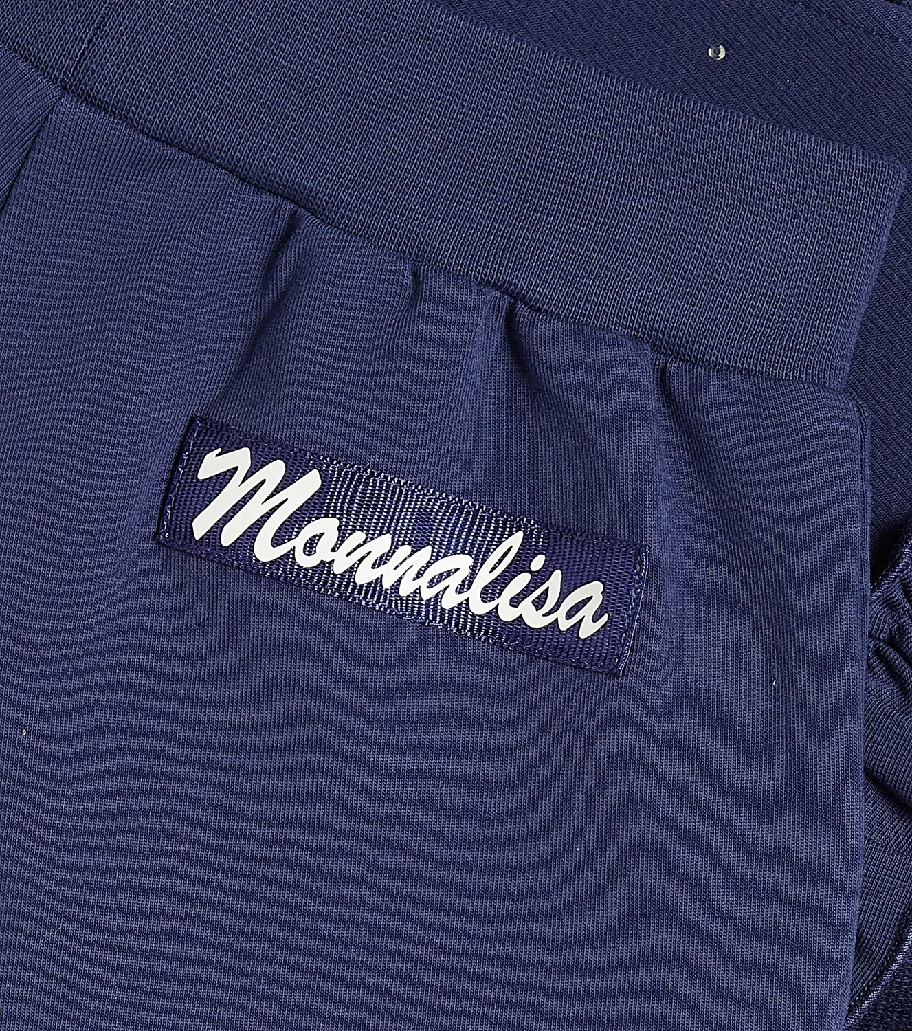 Шорты хлопковые Monnalisa, синий — фото 2