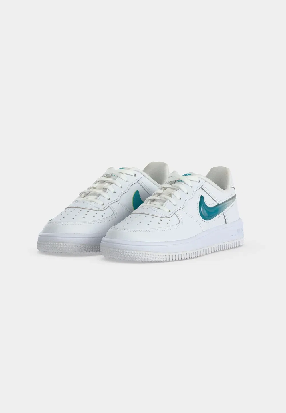 Кроссовки Force 1 Lace унисекс Nike Sportswear, White/Energy — фото 3