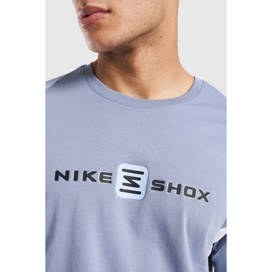 Футболка с коротким рукавом Nike Sportswear Shox Nz Loose Fit, Синий — фото 3