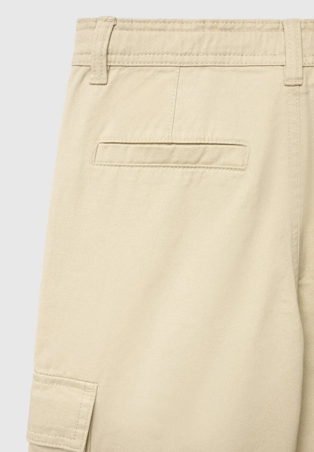 Pantalone Lungo Tinta Unita - брюки-карго Calliope, Beige Chiaro — фото 3