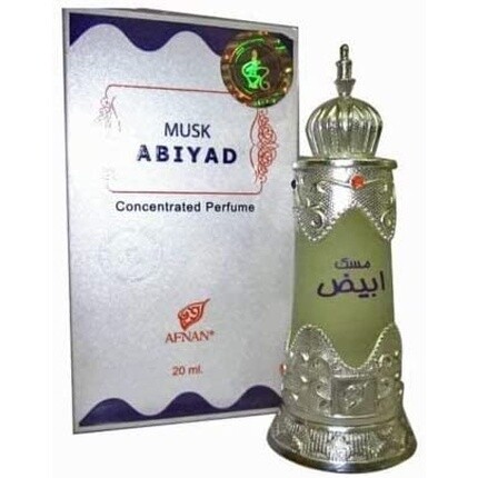 Afnan Musk Abiyad 20 мл Мускусный сандал, роза и агаровое дерево — фото 3