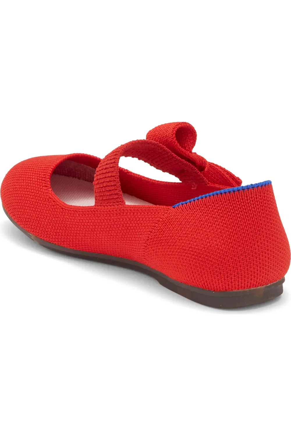 Детские туфли Мэри Джейн с бантом Tux Bow Rothy's, Bright Red — фото 2