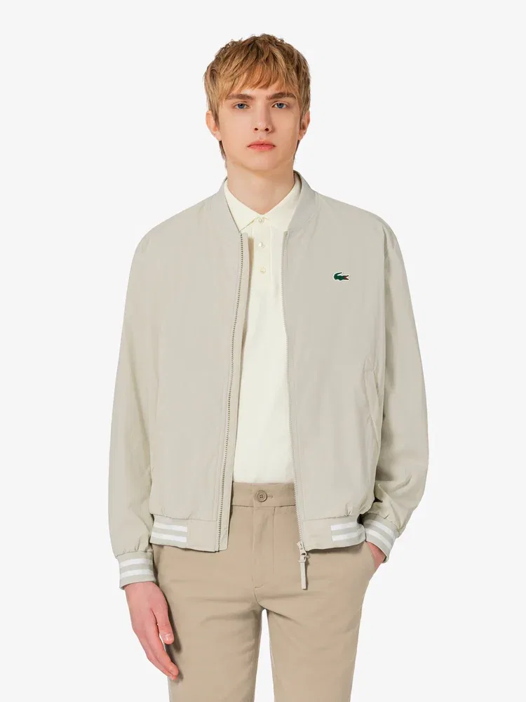 Куртка мужская, весенняя, модель Stadium LACOSTE, Beige