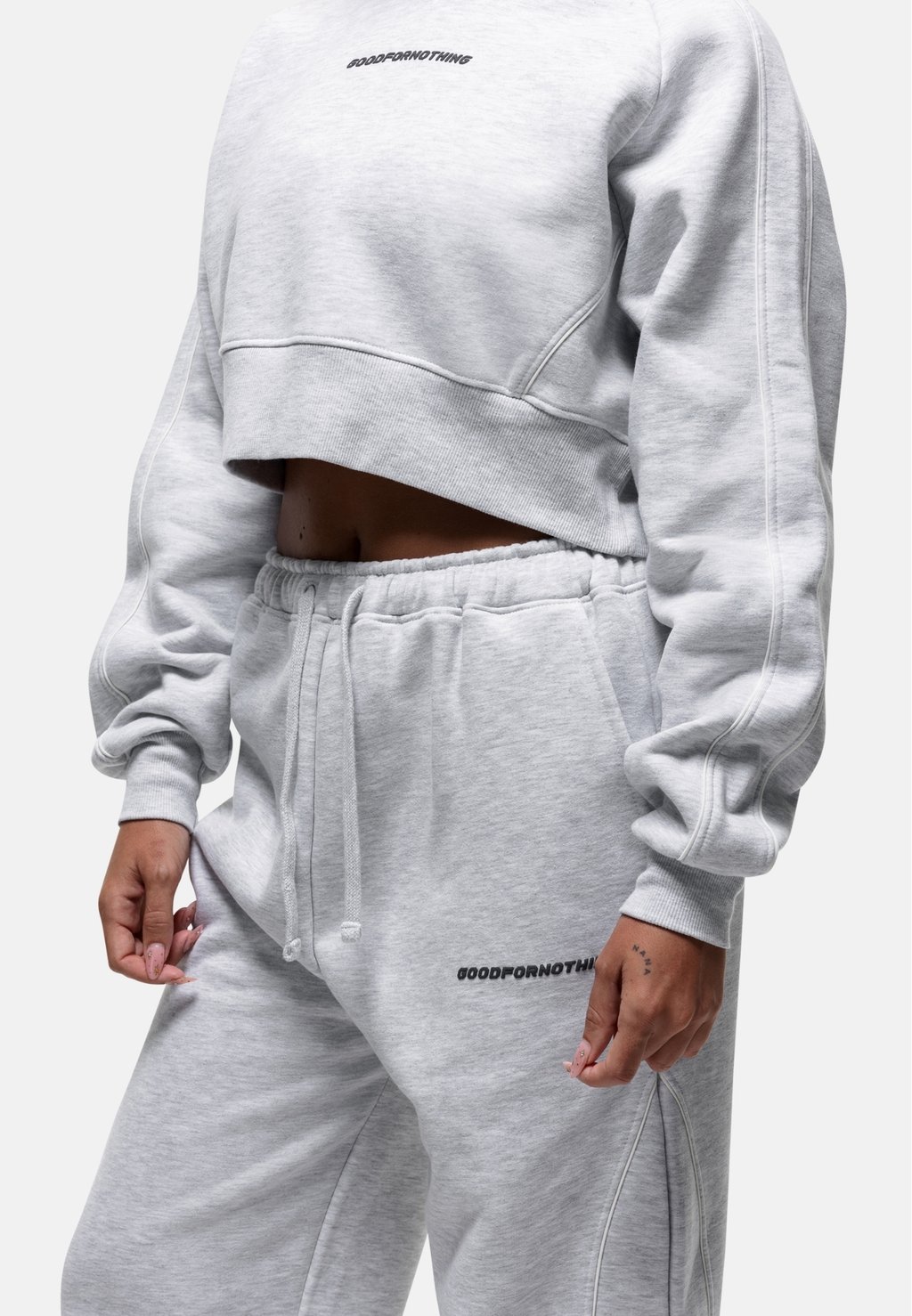 

Толстовка с капюшоном PIPED HOODIE Good For Nothing, серый