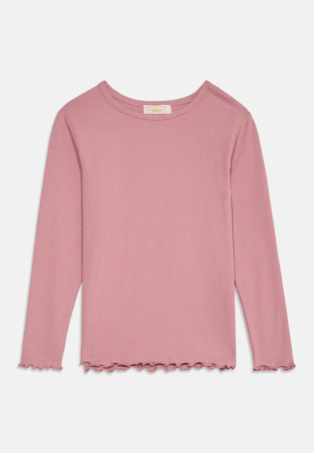 5 штук - футболка с длинными рукавами Friboo, Off-White/Berry/Light Pink — фото 2