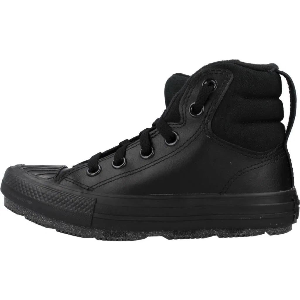 Детские ботинки для мальчиков кожаные Converse Chuck Taylor All Star Berkshire Boot, Black — фото 2