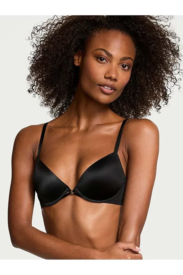 Женский бюстгальтер на косточках Smooth Lightweight Padding Supported Demi Victoria'S Secret, Black — фото 2