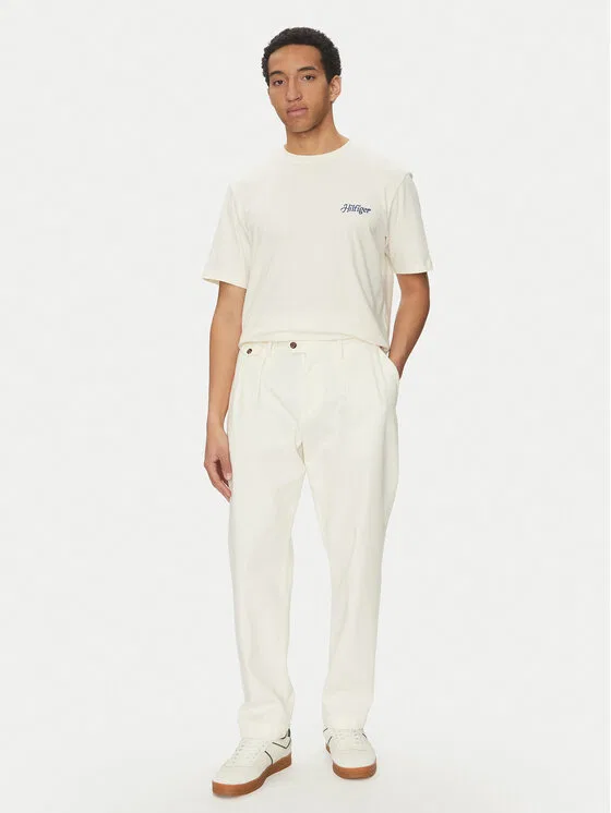 Футболка regular fit Summer Photo Tommy Hilfiger, бежевый — фото 2