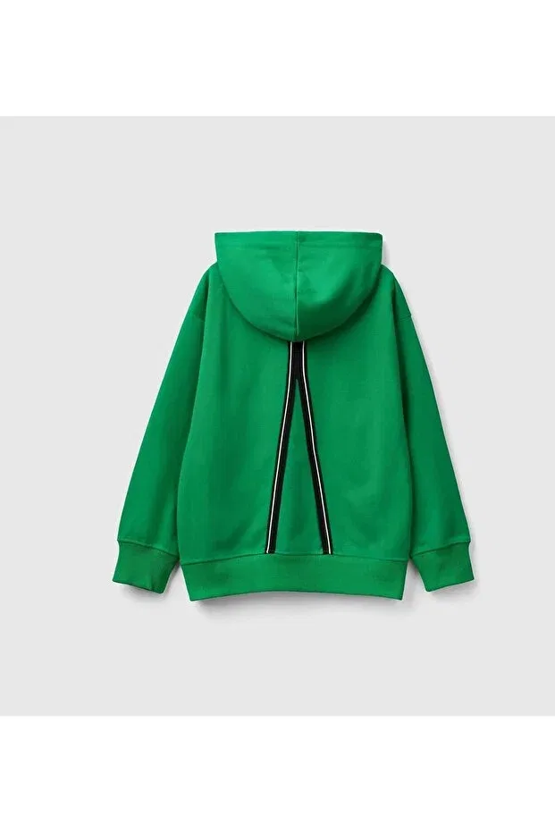 Детская толстовка с принтом для мальчиков United Colors Of Benetton, Green — фото 2