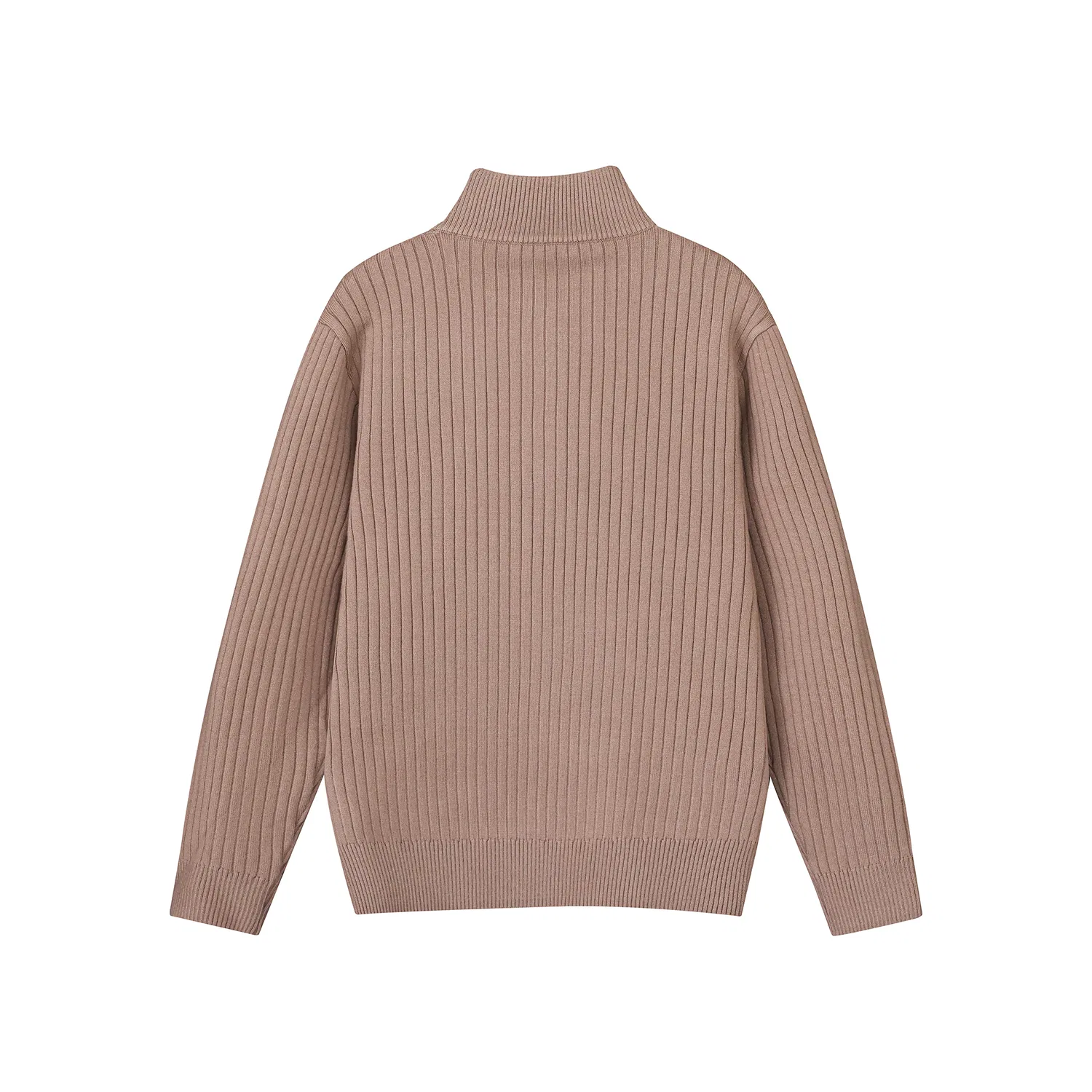 Детский джемпер с полугольфом, прямой крой, Jeep, Khaki — фото 3