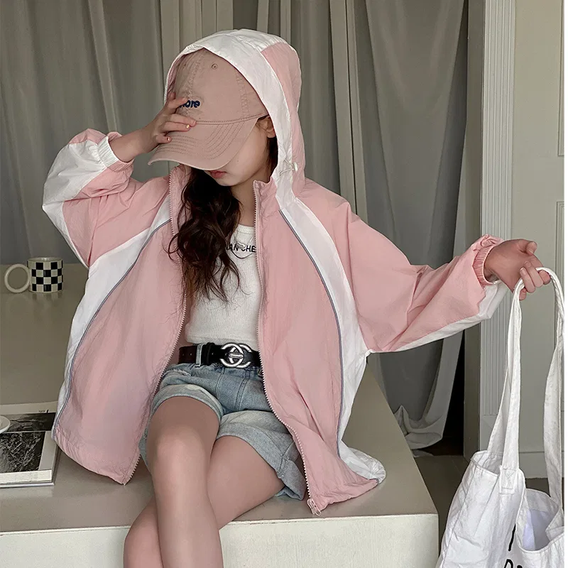 Детская куртка для девочек с капюшоном Lanza, Pink — фото 3