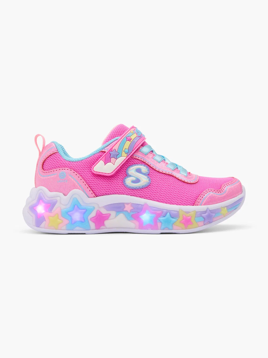 Детские кроссовки со светодиодами Skechers ETERNAL HEARTLIGHTS, розовый