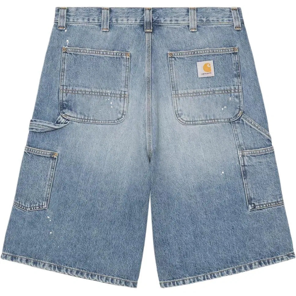 Детские джинсовые шорты с одним разрезом на колене SS26 OG Carhartt WIP, Blue — фото 3