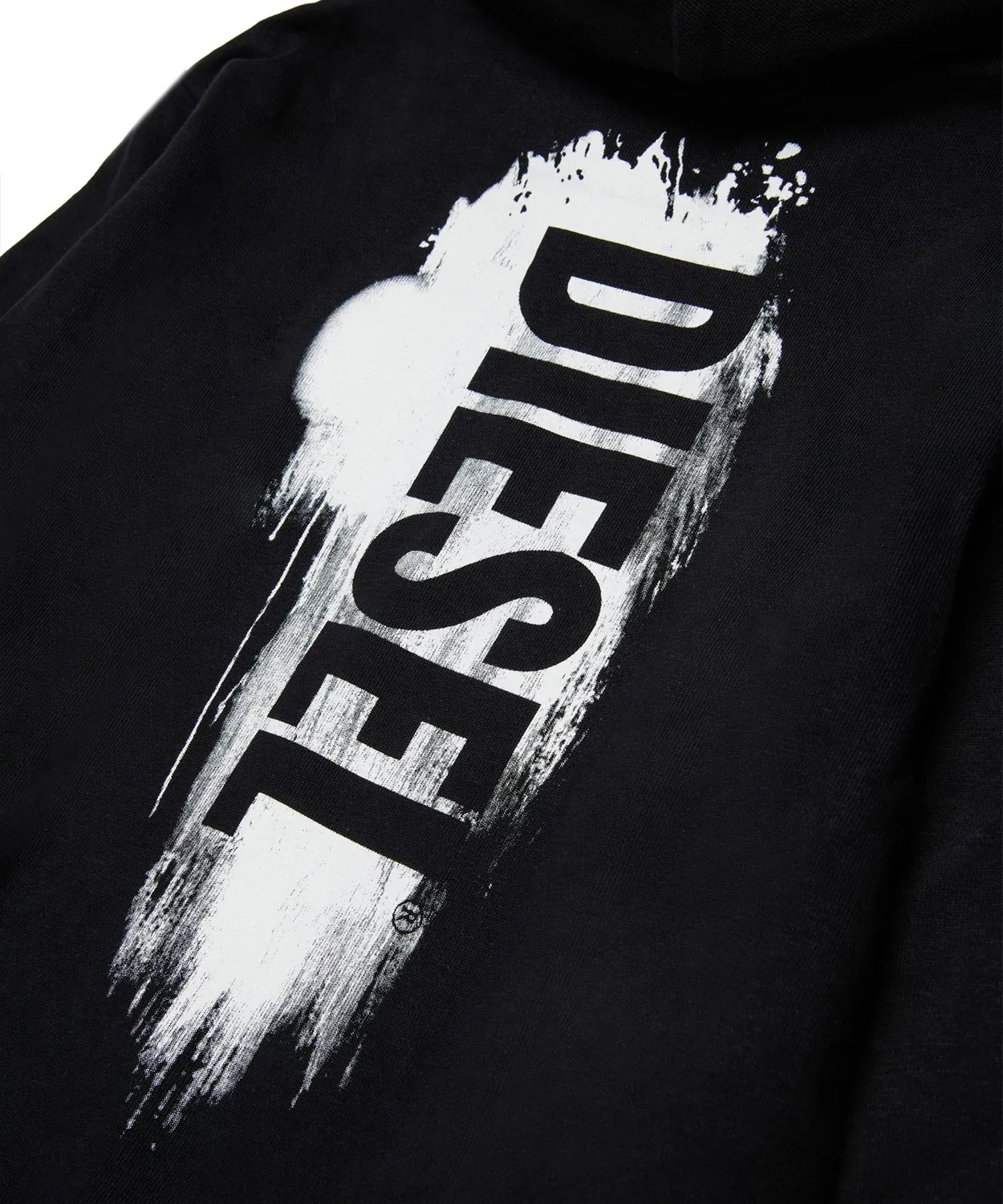 Детское худи с длинным рукавомс брендовым логотипом DIESEL KIDS, Blue — фото 4