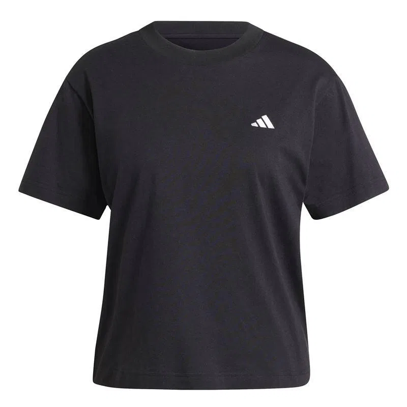 Женская футболка с длинным рукавом adidas Essentials Small Logo, Schwarz
