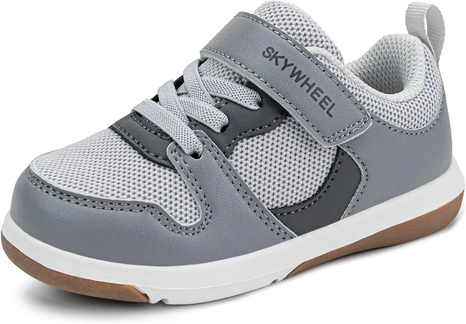 Детские кроссовки для мальчиков повседневные SKYWHEEL, Grey Toddler Boy Shoes