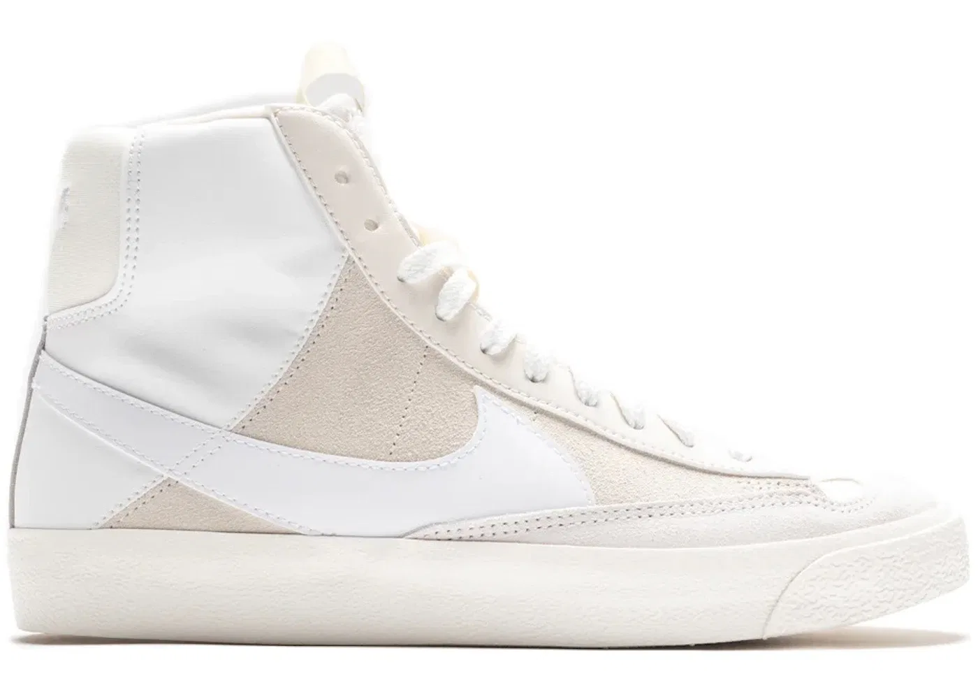 Детские кроссовки для девочек с принтом Nike Blazer Mid 77 SE Dance, Summit White/Phantom/Light Cream/White