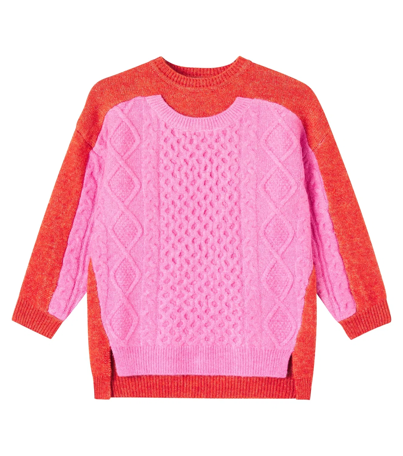 Свитер с панелями Stella Mccartney Kids, мультиколор
