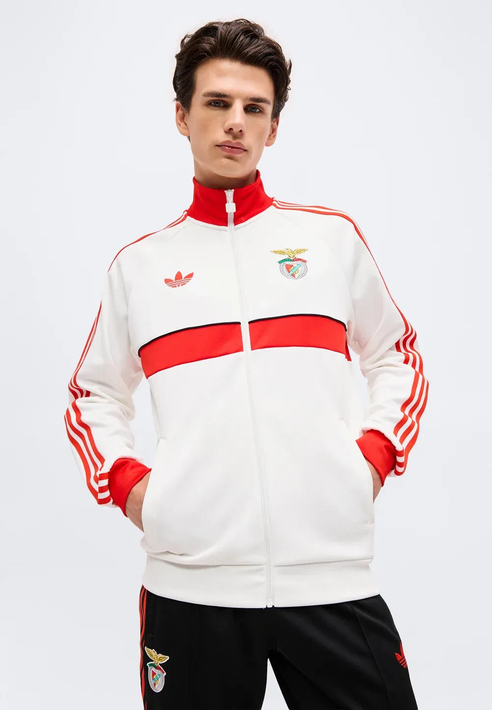 Спортивная форма «Сан-Бенфика» - клубная одежда Adidas Originals, White — фото 4