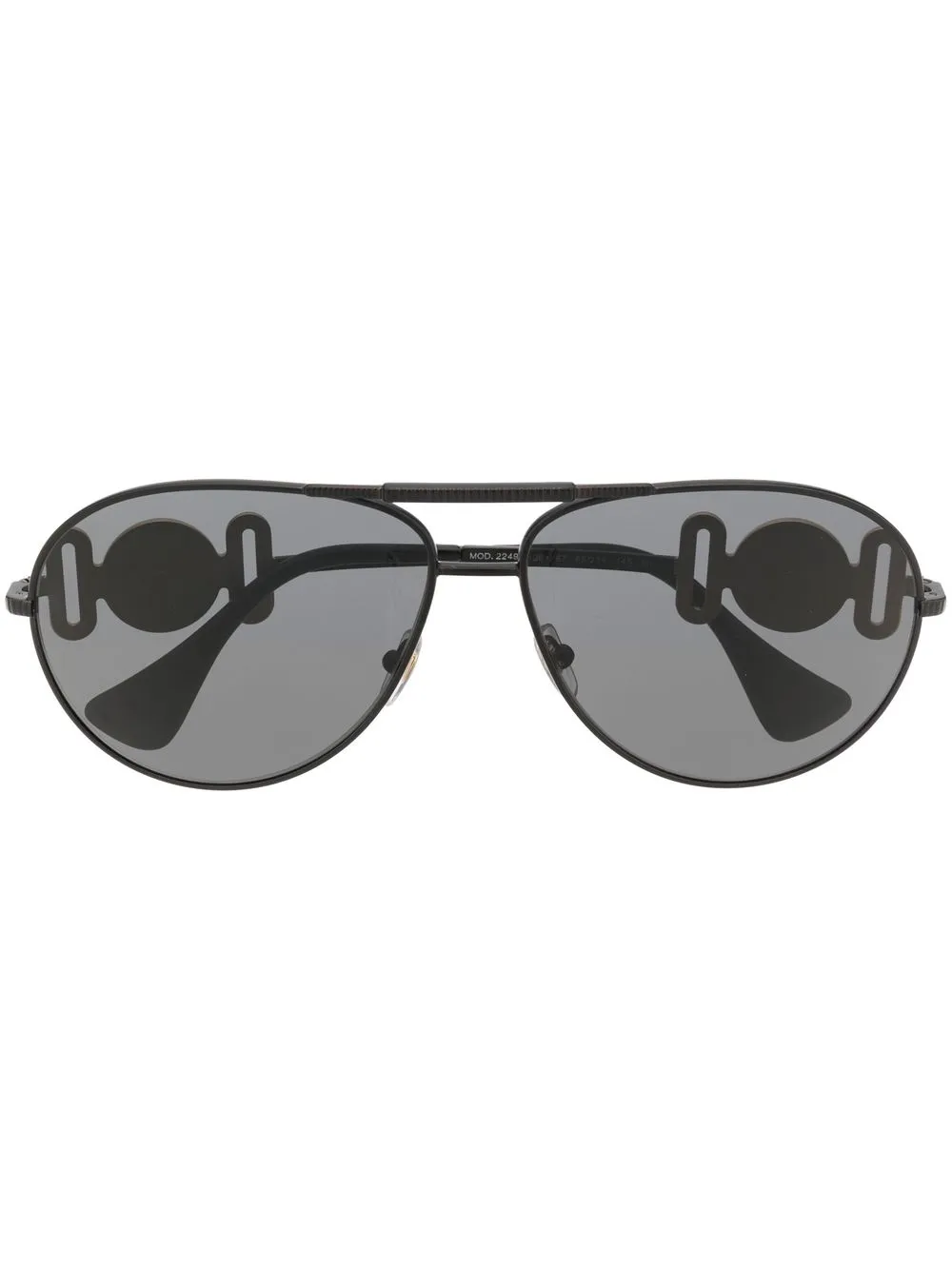 

Солнцезащитные очки-пилоты с декором Medusa Versace Eyewear, черный