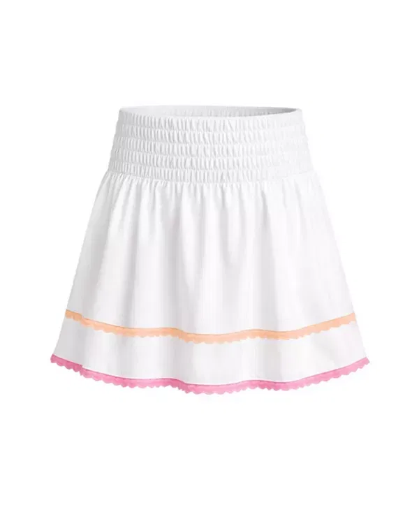 Детская юбка для девочек с оборками Smocked Frill Skirt Lucky In Love, белый