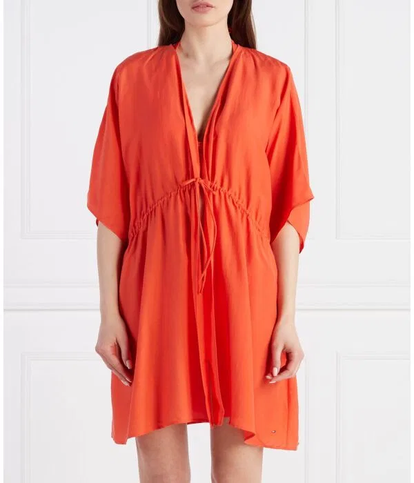Женское пляжное платье-накидка Relaxed Fit Tommy Hilfiger, Arancione
