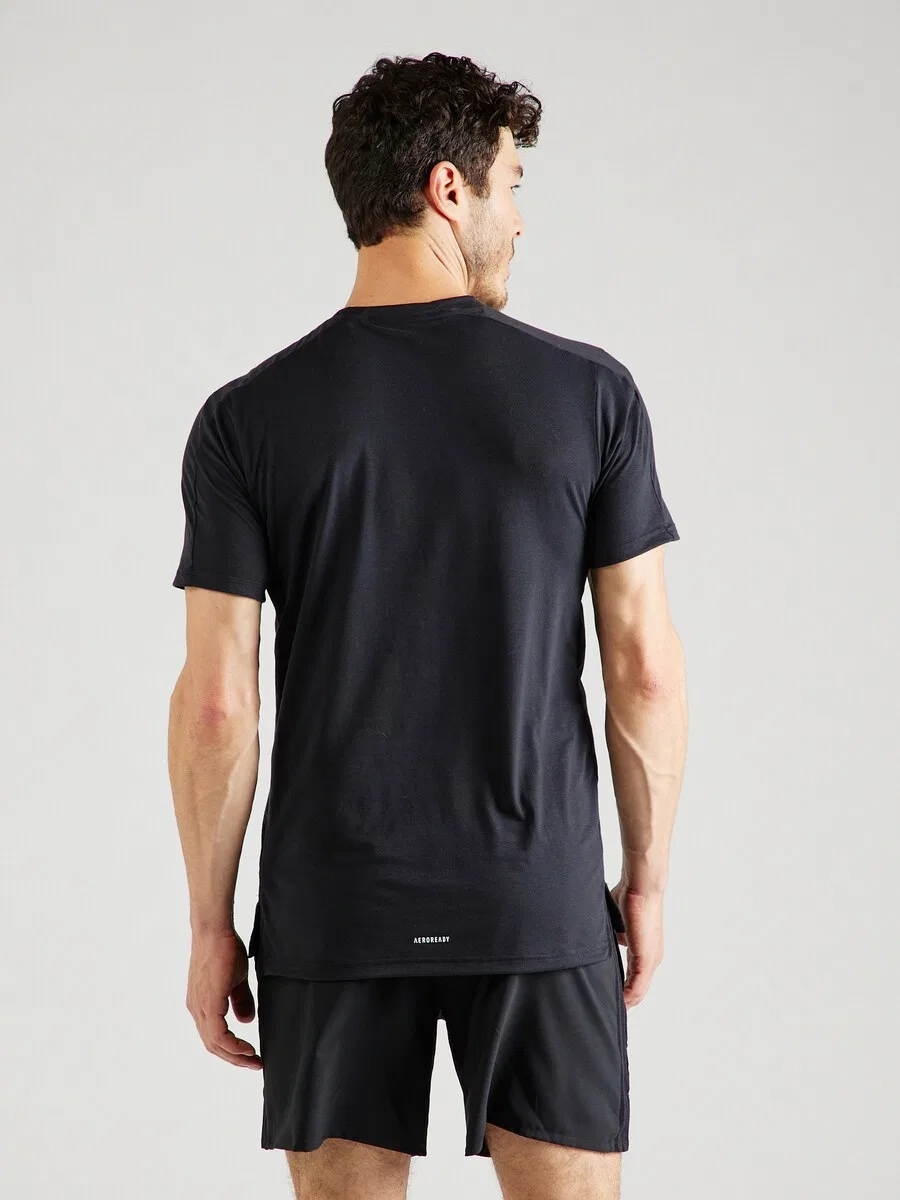 Спортивная футболка ADIDAS PERFORMANCE Regular Performance Shirt 'Designed for Training' черного цвета — фото 4