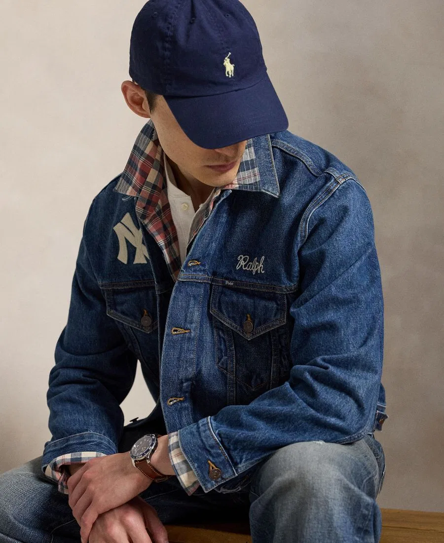 Джинсовая куртка-трактор с вышивкой New York Yankees Polo Ralph Lauren, Elliots — фото 3