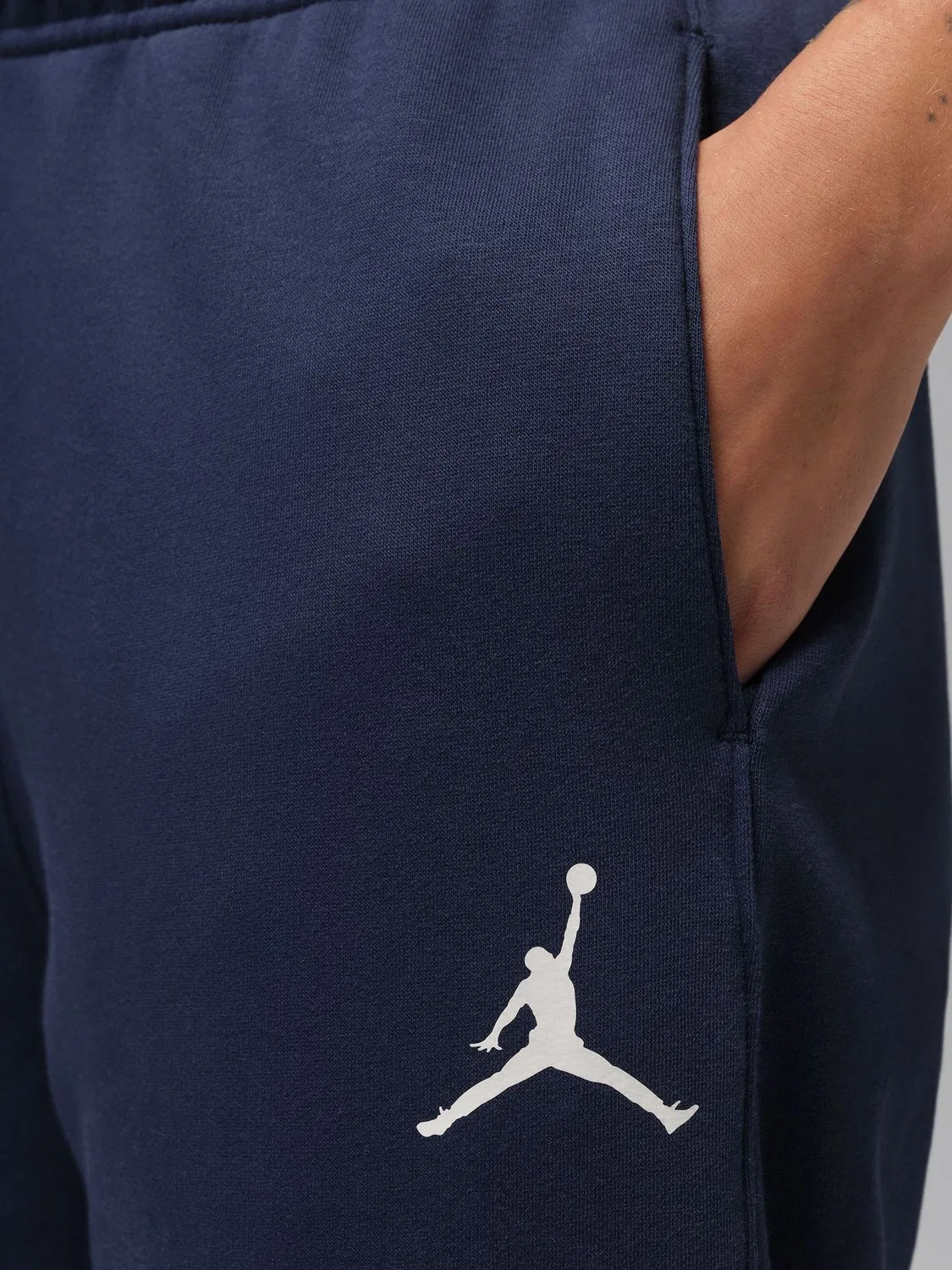 Джоггеры флисовые Jordan Midnight Navy, темно-синий — фото 4