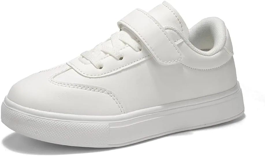 Детские кроссовки на липучках с низким верхом Yamepp, White