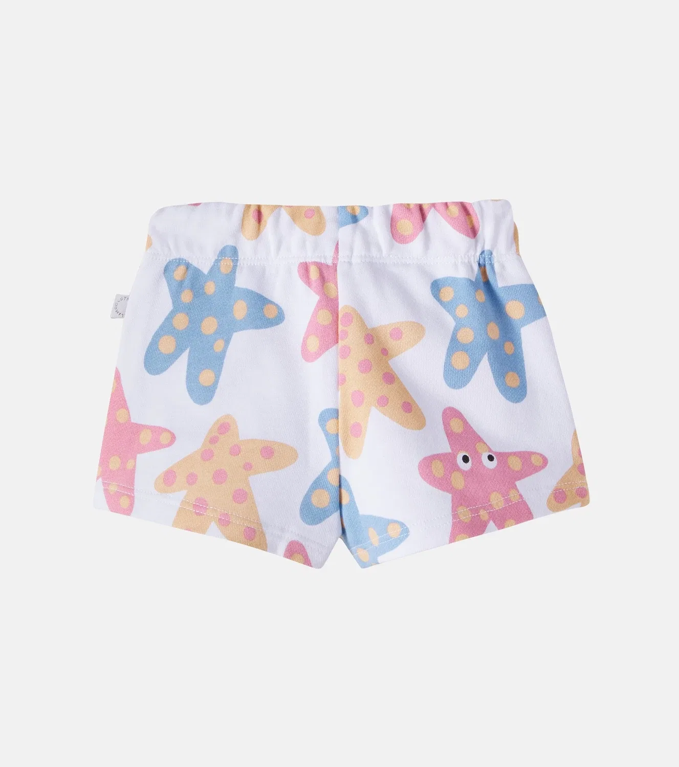 Шорты хлопковые Stella Mccartney Kids, белый — фото 3